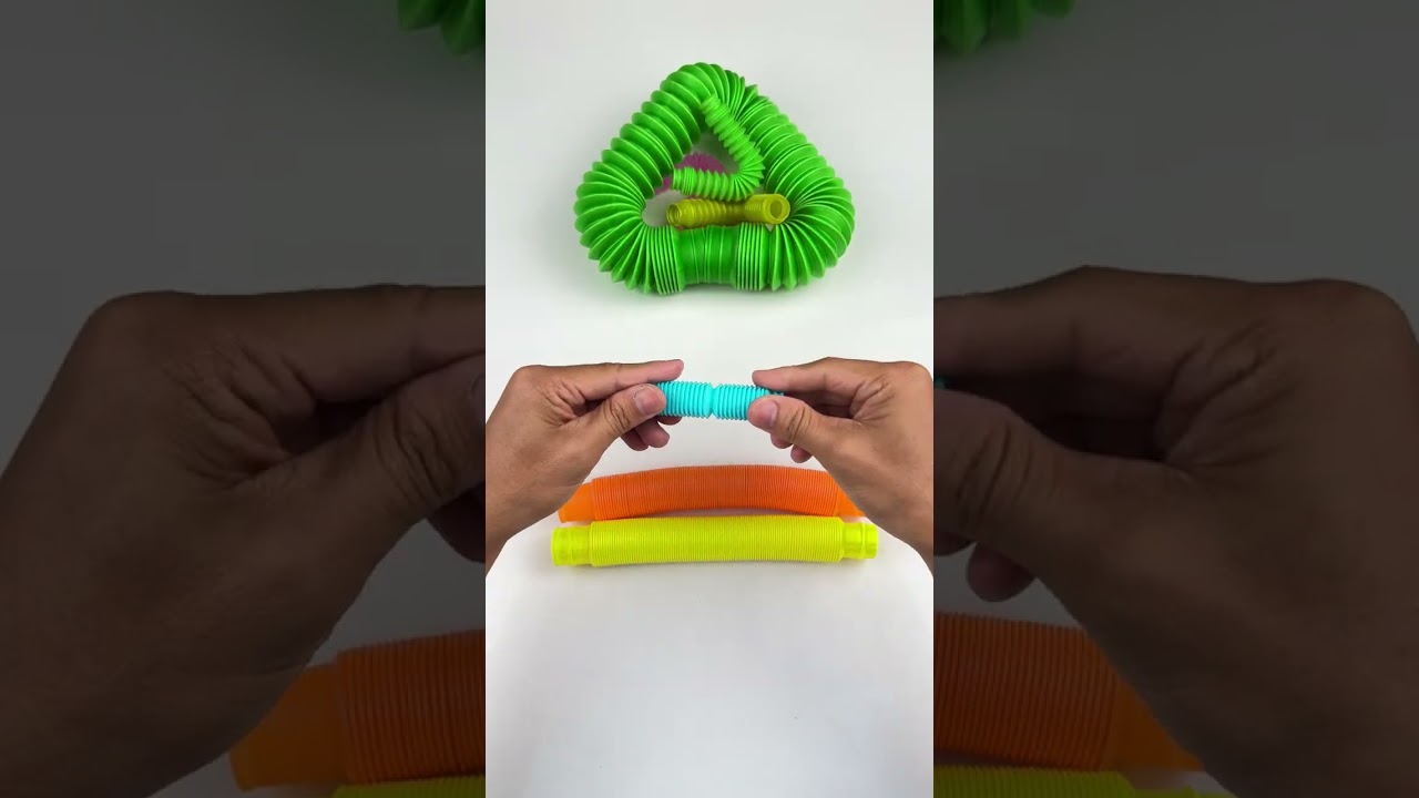 Creating ASMR Style Relaxing Sound POP-TUBE #diy #satisfyingvideos #relaxing #oddasmr #poptubesounds