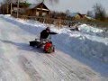 small snowmobile (миниснегоход) детский буксировщик 