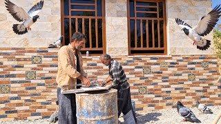 🏠🪟🧱 zibasazi namaye bironi khaneh ba kashikari ve panjerecontacpehei r