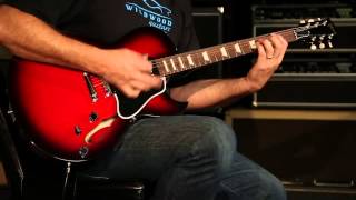 Video thumbnail for Gibson Memphis Billie Joe Armstrong ES-137  •  SN: ME401243 by Wildwood Guitars