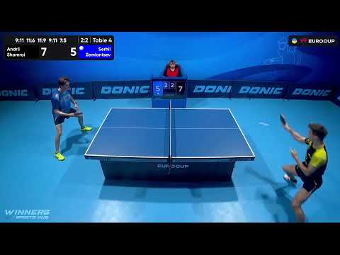 11:35 Andrii Shamrai - Serhii Zemiantsev 08.08.2023 TT Euro.Cup Ukraine  Star. Table 4