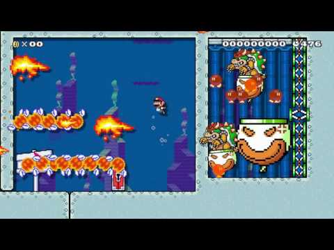 耐久・逆シューティング by ファちる - NEW RECORD! - SUPER MARIO MAKER - No Commentary 1AI
