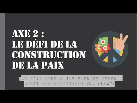 THGGSP - Le défi de la construction de la paix