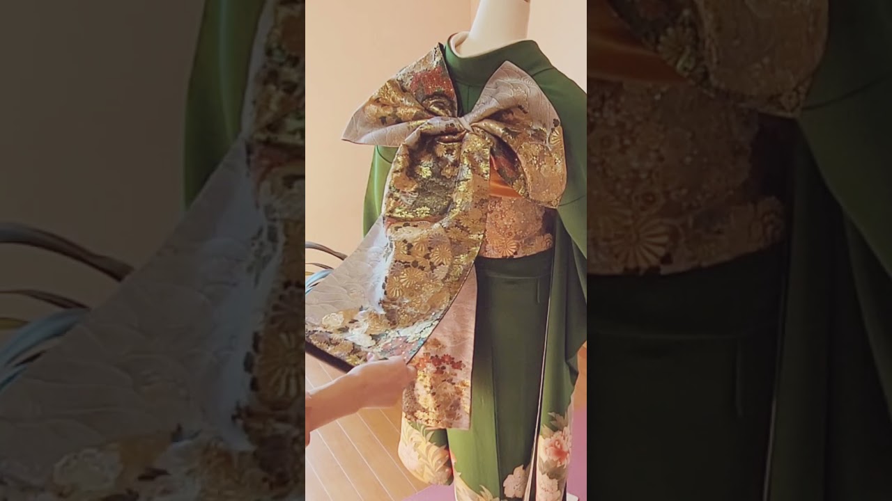 【2026年 保存版】簡単！華やか帯結び #shorts #成人式帯結び #振袖 #後ろ姿美人 #一生に一度