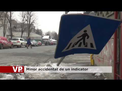 Minor accidentat de un indicator