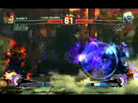 Street Fighter IV AE Evil Ryu vs Oni CPU Ultra Finish