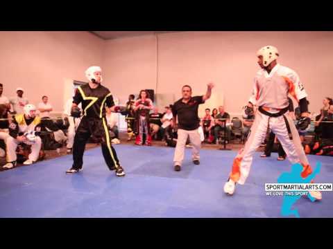 2015 Pan American Int'ls - Donald Hickock v Doug Cyril - Men's Team Sparring