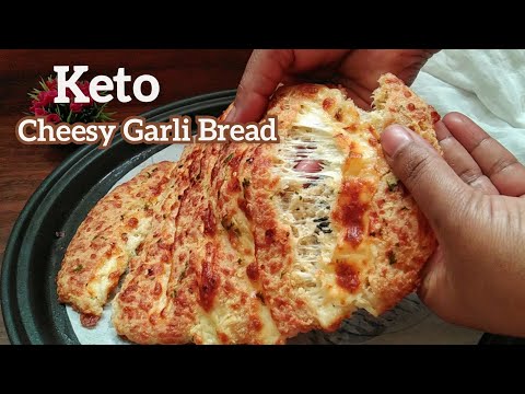 Keto Recipe - The Best CHEESY Keto Garlic Bread | How to make Keto Garlic Bread | Keto Cheese Bread