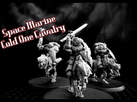 Space Marine Cold One Cavalry Conversion/Kitbash (Thunderwolf Cavalry Proxy)