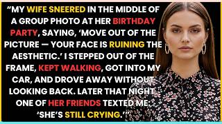 “MY WIFE MOCKED ME DURING A GROUP PHOTO AT HER BIRTHDAY PARTY, SAYING, ‘GET OUT OF THE PICTURE...