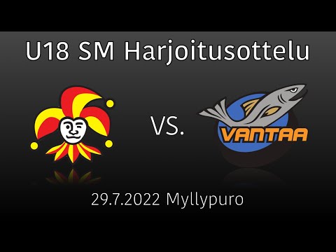 Jokerit vs. K-Vantaa, U18 SM Harjoitusottelu, 29.7.2022 Myllypuron jäähalli, Helsinki