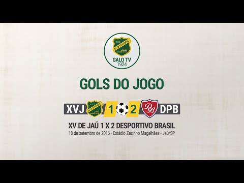 XV de Jaú (1) x (2) Desportivo Brasil - 18/09/2016 - Gols do jogo