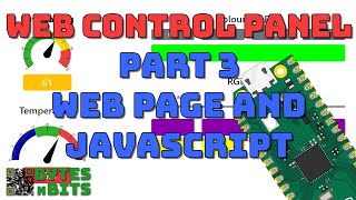 Build a web control panel for your project - HTML and JavaScript coding