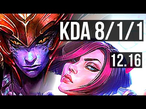 SHYVANA vs FIORA (TOP) | 8/1/1, 300+ games | KR Diamond | 12.16