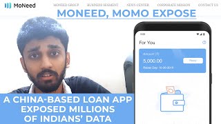 Moneed, MoMo Expose | A China-based loan app exposed millions of Indians’ data | ENGLISH | TECHBYTES