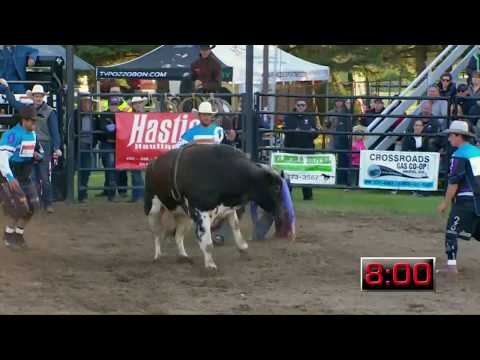 Brock Radford rides Irish Rebel for 81.5 points (PBR)