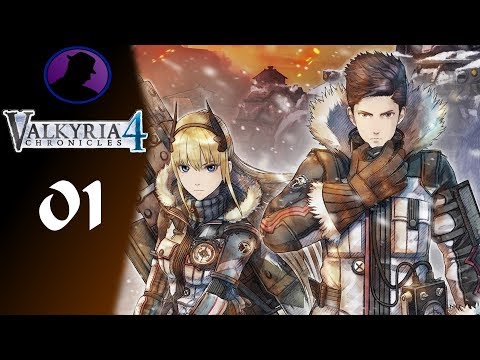 Let's Play Valkyria Chronicles 4 - Part 1 - Wind Whispers & The Hafen!