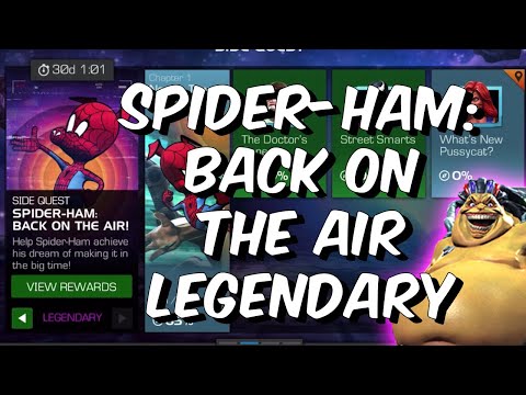 Spider-Ham Back On The Air Legendary Difficulty 100% N Chill /w Seatin - Marvel Contest of Champions