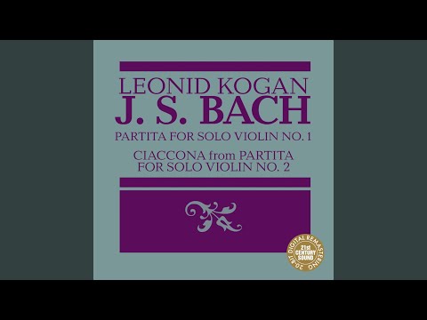 Ciaccona from Partita No. 2 in D Minor, BWV 1004