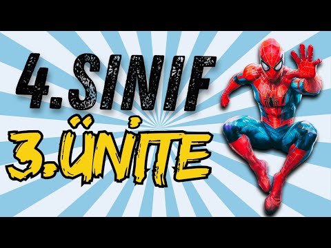 4.SINIF İNGİLİZCE 3.ÜNİTE KONU ANLATIMI | CARTOON CHARACTERS