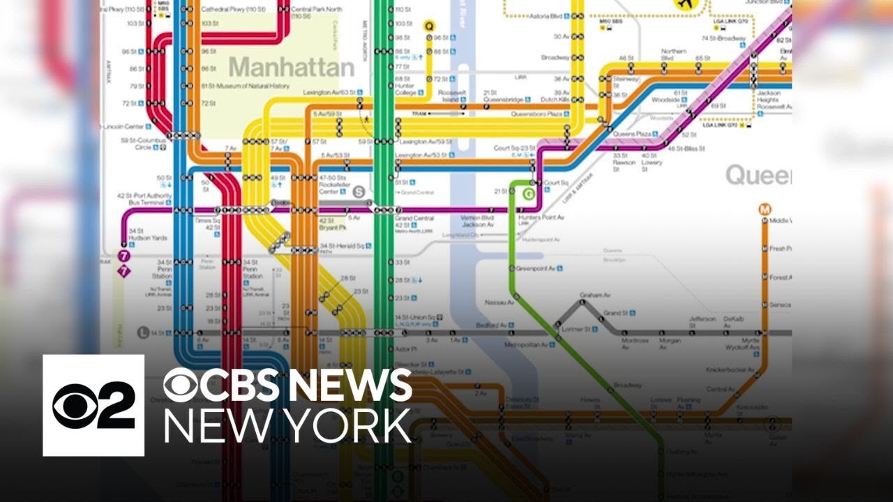 MTA unveils new NYC subway system map