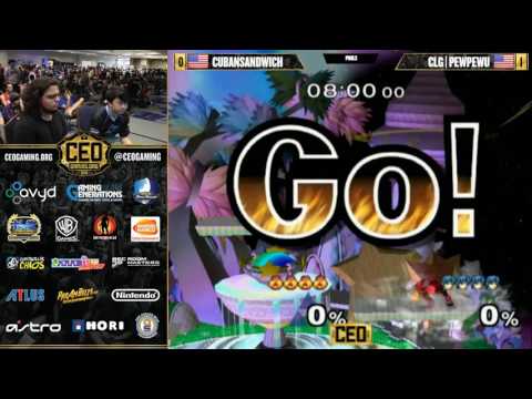 CEO2016 - CLG | PewpewU vs CubanSandwich - Melee Pools