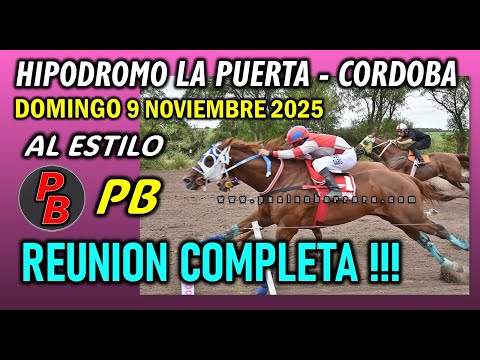 CARRERAS HIPODROMO MUNICIPAL LA PUERTA - CORDOBA (09-11-2025)