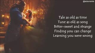 Ariana Grande &amp; John Legend - Beauty and the Beast (lyrics)