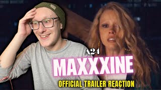 MaXXXine - Official Trailer REACTION