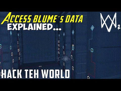 Access Blume's Data in the Delaware Data Center | Hack Teh World | Watch Dogs 2