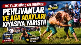 700 Yıllık Güreş Geleneğinde Pehlivanlar ve Ağa Adayları Kıyasıya Yarıştı