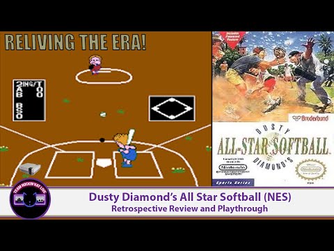 Dusty Diamond's All Star Softball (NES) Full Playthrough - RockinKatReviews
