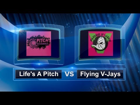 Life's A Pitch vs Flying V-Jays - Pool Play - Women's Jacksonville Kickball Open #JKO2017