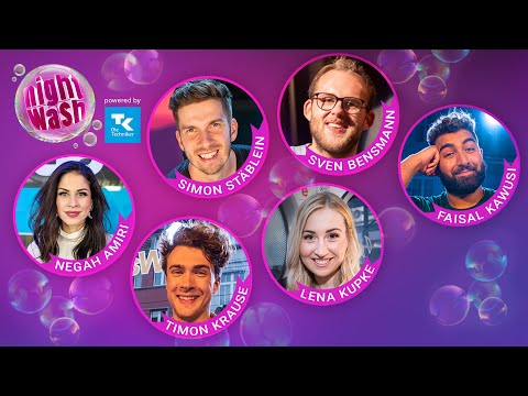 Lachen ist gesund! NightWash Live im Waschsalon powered by Die Techniker