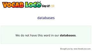 Video thumbnail for databases