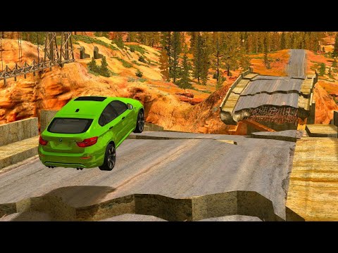Loss of Control, Extreme descent Car Crashes #39 BeamNG Drive | CrashBoomTest