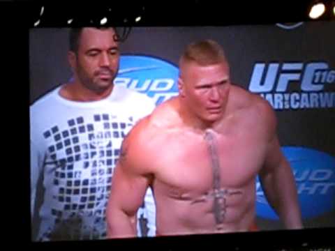Brock Lesnar - vs - Shane Carwin weigh in, UFC - 116