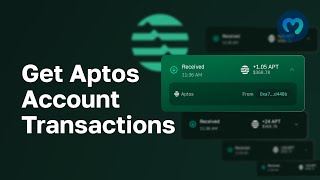 Get Aptos Account Transactions | Moralis Web3 API