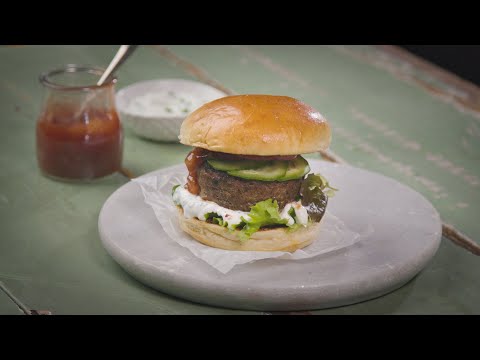 Recette Burger à l’agneau et sauce menthe