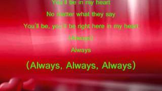 You&#39;ll Be in my heart Usher lyrics
