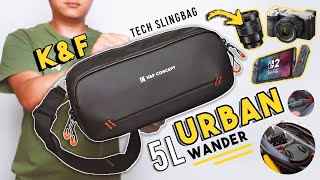 K&F 5L Urban Wander Sling Bag | Perfect for Nintendo Switch 2 & Cameras