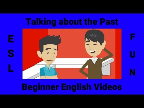 Past Simple Regular and Irregular Verbs | English Conversation about the Past