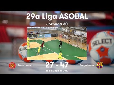 LIGA ASOBAL J30: Bada Huesca - Barça Lassa 27-47