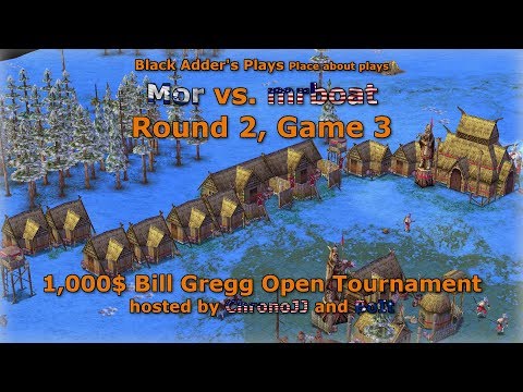 Bill Gregg Open Tournament, R2 - Mor vs. mrboat, Game 3 - Age of Mythology: The Titans