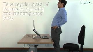 Reducing Lower Back Problems In The Office | COPE Occupational Health