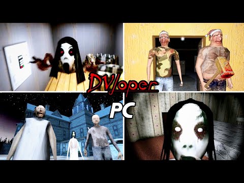 All DVloper PC Games Full Gameplay - Granny Chapters 1 2 3, Slendrina-Slendrina X, The Twins & More