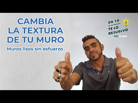 Cómo alisar un muro ¡Muy fácil!