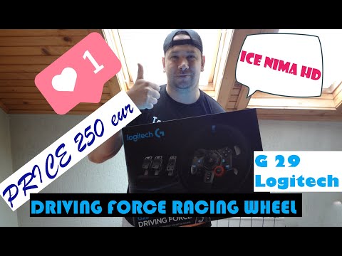 logitech g29 racing wheel -Driving Force - unboxing 2020 - ps4 ps5 Pc