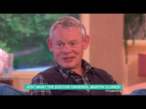Martin Clunes Loves Working With His Dogs on Doc Martin | This Morning