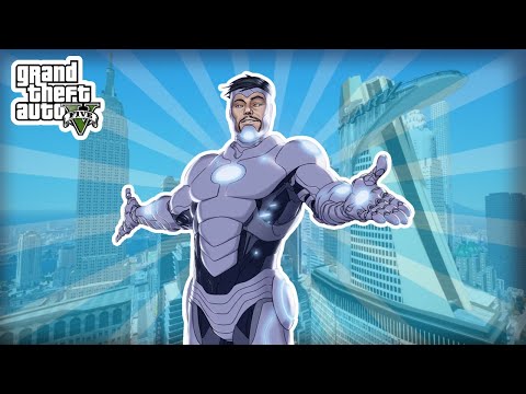GTA 5 - Superior Iron Man Fights Crime in NYC!!